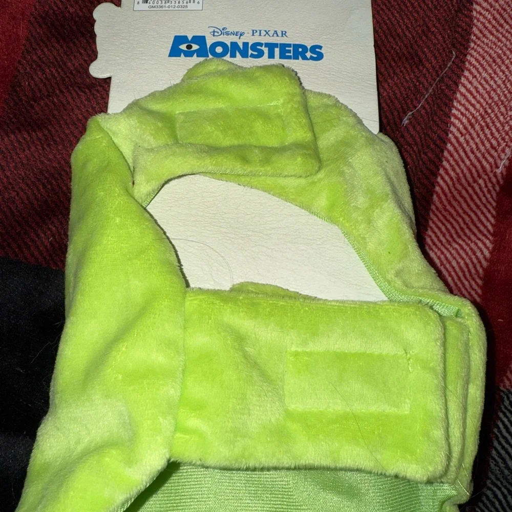 Disney Monsters Inc. Lime Green Small Pet Outfit
